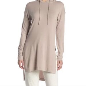 Leimere Cashmere hooded tunic sweater